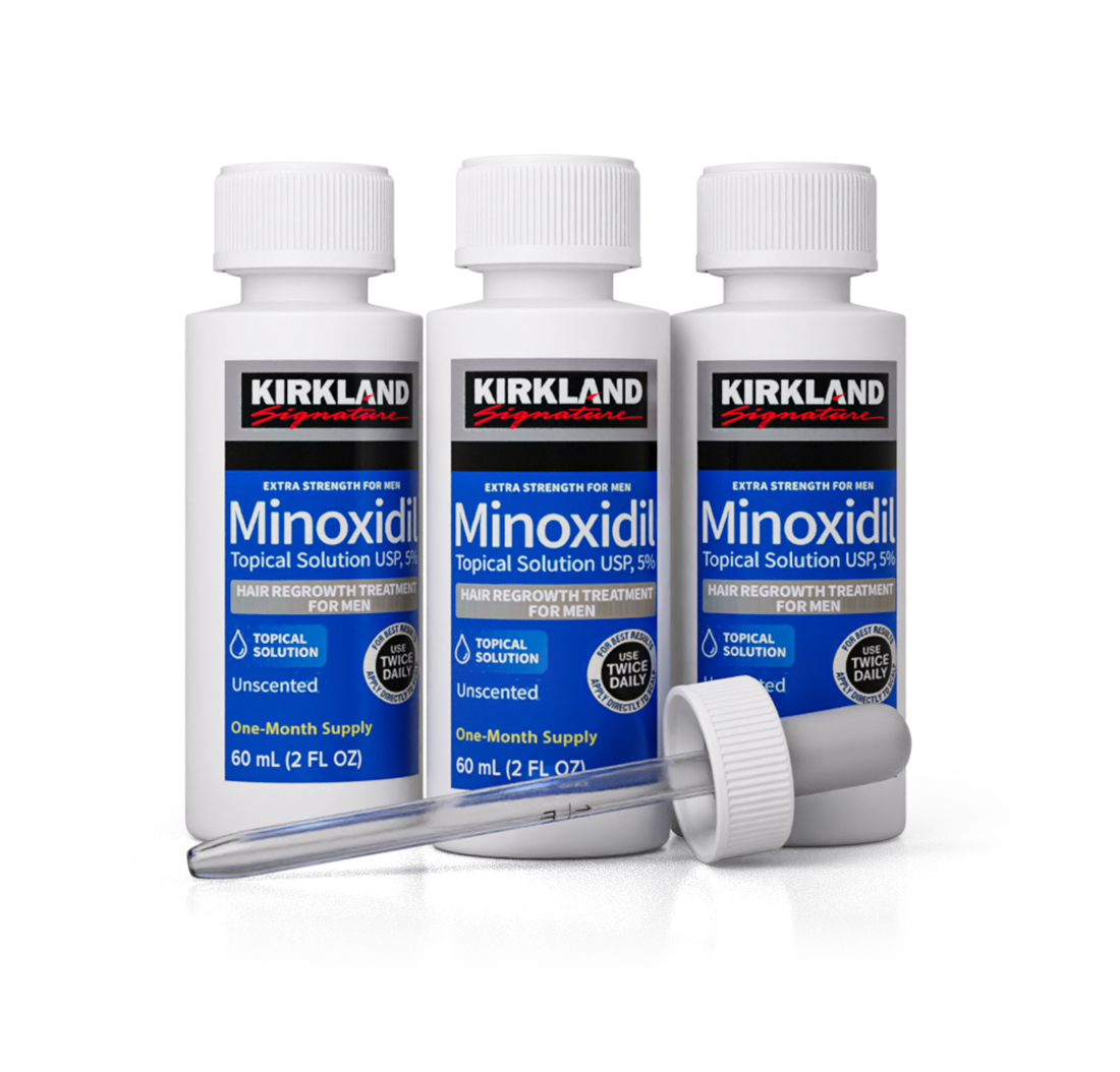 Minoxidil 5% Liquide - Pack 3 Flacons