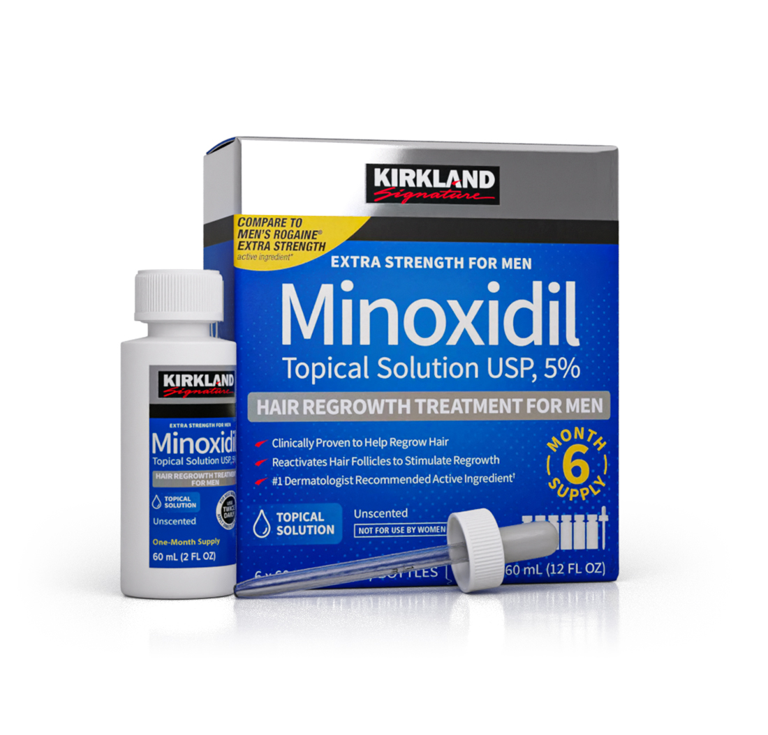 Minoxidil 5% Liquide - Pack 6 Flacons